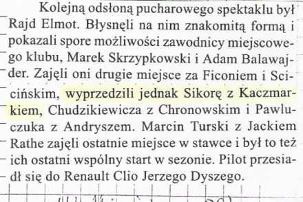 Rajd Elmot - 1996r.